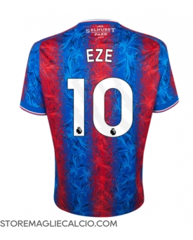 Crystal Palace Eberechi Eze #10 Maglia Gara Casa Repliche 2024-25 Maniche Corte